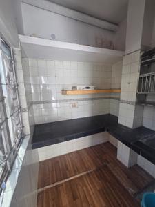 Kitchen Image of 400 Sq.ft 1 BHK Builder Floor for rent in Old Double Storey, Lajpat Nagar New Delhi for Rs. 26000