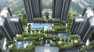 Image of 2187 Sq.ft 4 BHK Apartment / Flat for sale in Town Square, New Town, Kolkata for Rs. 40300000