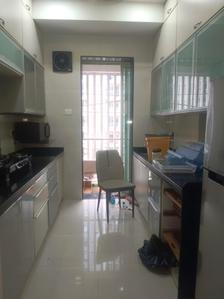 Kitchen Image of 1080 Sq.ft 2 BHK Apartment / Flat for rent in Lokhandwala Octacrest, Kandivali East Mumbai for Rs. 75000