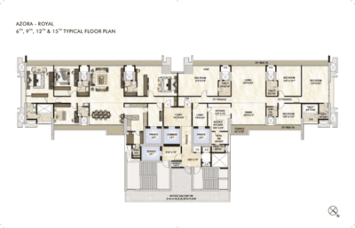 Image of 4000 Sq.ft 4 BHK Apartment / Flat for sale in One Akshar, Sanpada, Navi Mumbai for Rs. 139100000