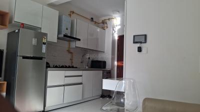 Kitchen Image of 482 Sq.ft 1 RK Apartment / Flat for rent in L And T Raintree Boulevard, Sahakara Nagar Bengaluru for Rs. 42500