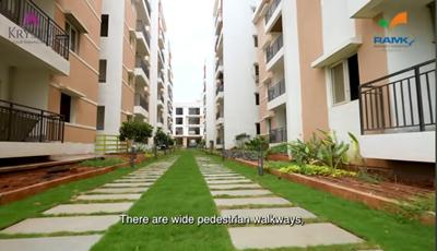 Image of 1165 Sq.ft 2 BHK Apartment / Flat for rent in Ramky One Krystal, Sheela Nagar, Visakhapatnam for Rs. 23000