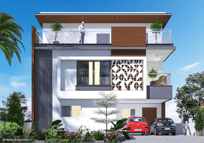 Image of 3405 Sq.ft 4 BHK Villa for sale in APR Praveens Eterno, Patighanpur, Sangareddy for Rs. 27900000