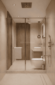 Bathroom Image of 2500 Sq.ft 3.5 BHK Builder Floor for sale in Sarvodaya Enclave New Delhi for Rs. 105000000