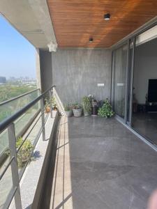 Balcony Image of 4500 Sq.ft 4 BHK Apartment / Flat for rent in Zodiac Marquis, Bodakdev Ahmedabad for Rs. 350000