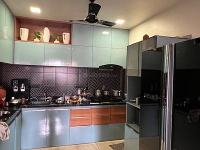 Kitchen Image of 2560 Sq.ft 4 BHK Apartment / Flat for sale in Sun Skypark, Ambli Ahmedabad for Rs. 25000000