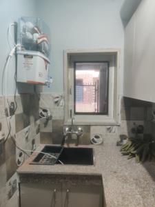 Kitchen Image of 600 Sq.ft 1 RK Builder Floor for rent in Palam Vihar Gurgaon for Rs. 14000