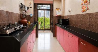 Kitchen Image of 590 Sq.ft 1 BHK Apartment / Flat for sale in Swaraj Homes Shree Hari Enclave CHS, Mulund West Mumbai for Rs. 12000000