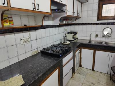 Kitchen Image of 1500 Sq.ft 3 BHK Apartment / Flat for rent in DDA Flats, Sukhdev Vihar New Delhi for Rs. 60000