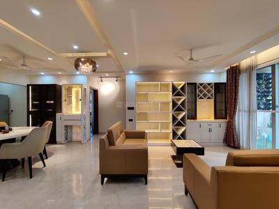 Living Room Image of 2270 Sq.ft 4.5 BHK Apartment / Flat for rent in Bhartiya Nikoo Homes Phase 2, Thanisandra Bengaluru for Rs. 150000