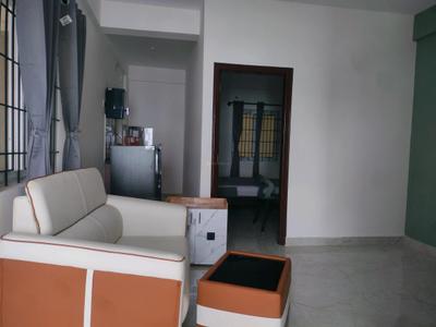 Living Room Image of 550 Sq.ft 1 BHK Apartment / Flat for rent in Om Sai, Marathahalli Bengaluru for Rs. 19000