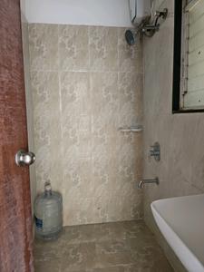 Common Bathroom One Image of 500 Sq.ft 1 BHK Apartment / Flat for rent in VTP Purvanchal, Kesnand Pune for Rs. 13800