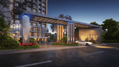 Image of 670 Sq.ft 1 BHK Apartment / Flat for sale in Krishna Trident, Kalyan East, Kalyan for Rs. 4500000