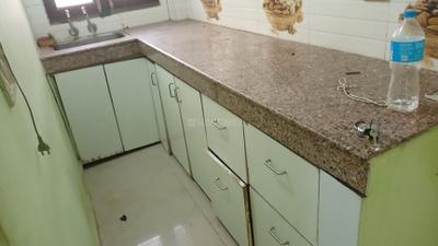Kitchen Image of 400 Sq.ft 1 BHK Builder Floor for rent in Vaishali Ghaziabad for Rs. 10500