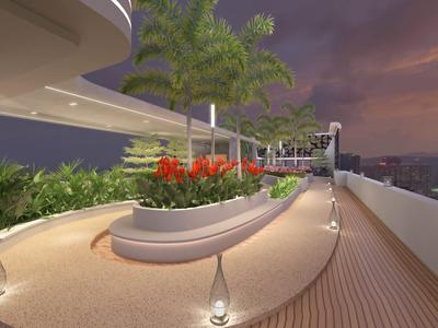Balcony Image of 690 Sq.ft 1 BHK Apartment / Flat for sale in Pridedream Dreams Paradise, Thane West Thane for Rs. 9400000