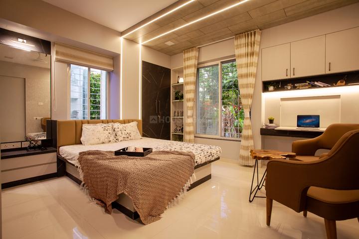 Bedroom Image of 861 Sq.ft 2 BHK Apartment / Flat for sale in Bramha August Towers, Wadgaon Sheri Pune for Rs. 6400000