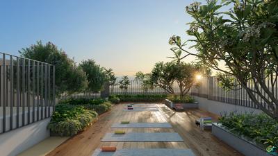 Balcony Image of 877 Sq.ft 2 BHK Apartment / Flat for sale in Elevate At Godrej Se7en, Hanspukuria Kolkata for Rs. 5800000