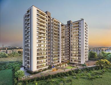 Image of 2430 Sq.ft 3 BHK Apartment / Flat for sale in Mahalakshmi Satvam Skyline, Sargasan, Gandhinagar for Rs. 9990000