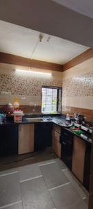 Kitchen Image of 800 Sq.ft 3 BHK Apartment / Flat for sale in Karelibagh Vadodara for Rs. 2850000
