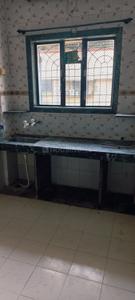 Kitchen Image of 375 Sq.ft 1 RK Studio for rent in Kashish Park Tower, Dharamveer Nagar Thane for Rs. 19000