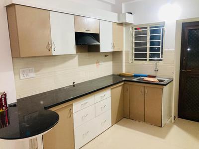 Kitchen Image of 1350 Sq.ft 2 BHK Apartment / Flat for rent in Virasha Heights, Bawadiya Kalan Bhopal for Rs. 25000