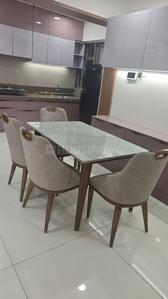 Dining Area Image of 2335 Sq.ft 3 BHK Apartment / Flat for sale in Shivalik Green View, Shantigram Ahmedabad for Rs. 19000000