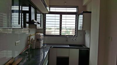 Kitchen Image of 1121 Sq.ft 2 BHK Apartment / Flat for rent in Shanishcharay Developers The Peace Apartment, Hukma Khedi Indore for Rs. 21500