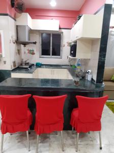 Kitchen Image of 1000 Sq.ft 3 BHK Apartment / Flat for sale in Naktala Kolkata for Rs. 4700000