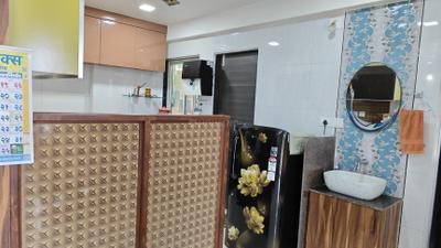 Kitchen Image of 1400 Sq.ft 3 BHK Apartment / Flat for sale in Jainam Sky Memories, Manjalpur Vadodara for Rs. 8000000