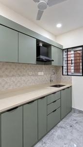 Kitchen Image of 450 Sq.ft 1 BHK Apartment / Flat for rent in Mahalakshmi Nagar Indore for Rs. 19000