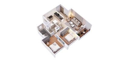 Image of 995 Sq.ft 2 BHK Apartment / Flat for sale in Yewalewadi, Pune for Rs. 6500000