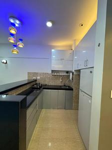 Kitchen Image of 702 Sq.ft 1 BHK Apartment / Flat for rent in Lodha Belmondo, Gahunje Pune for Rs. 38000