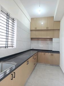 Kitchen Image of 750 Sq.ft 1 BHK Apartment / Flat for rent in Sampigehalli Bengaluru for Rs. 18000
