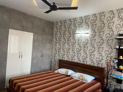 Bedroom Image of 850 Sq.ft 2.5 BHK Apartment / Flat for rent in Prestige Misty Waters, Nagavara Bengaluru for Rs. 57000