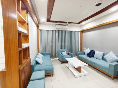 Living Room Image of 2500 Sq.ft 3 BHK Apartment / Flat for rent in Atishay Shivalay II, Kudasan Gandhinagar for Rs. 52000