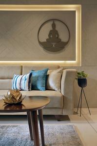 Hall Image of 1250 Sq.ft 3 BHK Apartment / Flat for sale in Shreenath Shaligram, Atladara Vadodara for Rs. 5300000