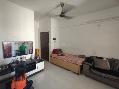 Living Room Image of 1100 Sq.ft 2 BHK Apartment / Flat for rent in Chupon Swarnim Square, Bhayli Vadodara for Rs. 21000