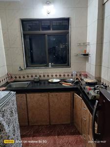 Kitchen Image of 600 Sq.ft 1 BHK Apartment / Flat for rent in Srishti Sun Srishti, Powai Mumbai for Rs. 52000