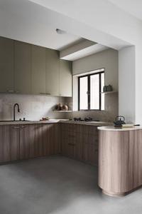 Kitchen Image of 1600 Sq.ft 4 BHK Apartment / Flat for sale in Omkar Alta Monte, Malad East Mumbai for Rs. 41500000