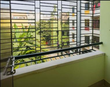 Balcony Image of 1200 Sq.ft 3 BHK Apartment / Flat for rent in Barrackpore Kolkata for Rs. 14000