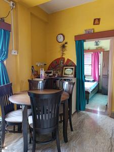 Dining Area Image of 970 Sq.ft 3 BHK Apartment / Flat for sale in Paschim Putiary Kolkata for Rs. 3200000