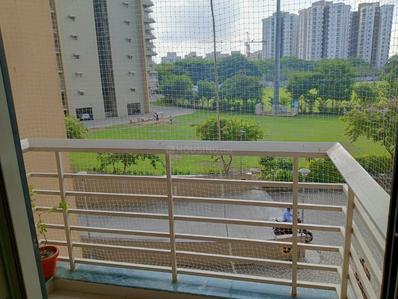 Balcony Image of 1080 Sq.ft 2 BHK Apartment / Flat for rent in Adani The Meadows, Shantigram Ahmedabad for Rs. 30000