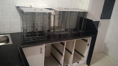 Kitchen Image of 1100 Sq.ft 1 BHK Builder Floor for rent in Nikol Ahmedabad for Rs. 11500