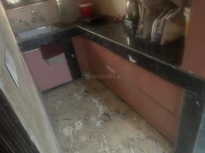 Kitchen Image of 700 Sq.ft 1 BHK Builder Floor for sale in Vaishali Ghaziabad for Rs. 4500000