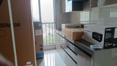 Kitchen Image of 510 Sq.ft 1 BHK Apartment / Flat for rent in Veena Synergy, Andheri East Mumbai for Rs. 57000