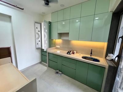 Kitchen Image of 1450 Sq.ft 3 BHK Apartment / Flat for sale in T Bhimjyani The Verraton, Thane West Thane for Rs. 25500000