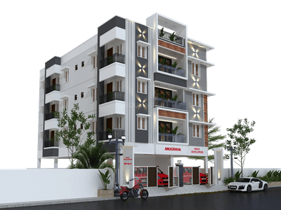 Image of 1256 Sq.ft 2 BHK Apartment / Flat for sale in Kundrathur, Chennai for Rs. 5250000