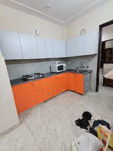 Kitchen Image of 680 Sq.ft 2 BHK Builder Floor for rent in Sant Nirankari Colony RWA, Mukherjee Nagar New Delhi for Rs. 30000