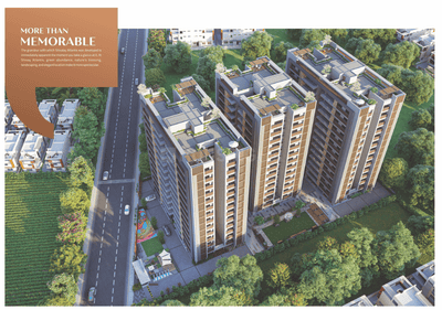 Image of 2583 Sq.ft 3 BHK Apartment / Flat for sale in PDPU Road, Gandhinagar for Rs. 13500000