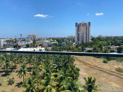 Balcony Image of 2253 Sq.ft 3 BHK Apartment / Flat for rent in Casagrand Amethyst, Sholinganallur Chennai for Rs. 69000